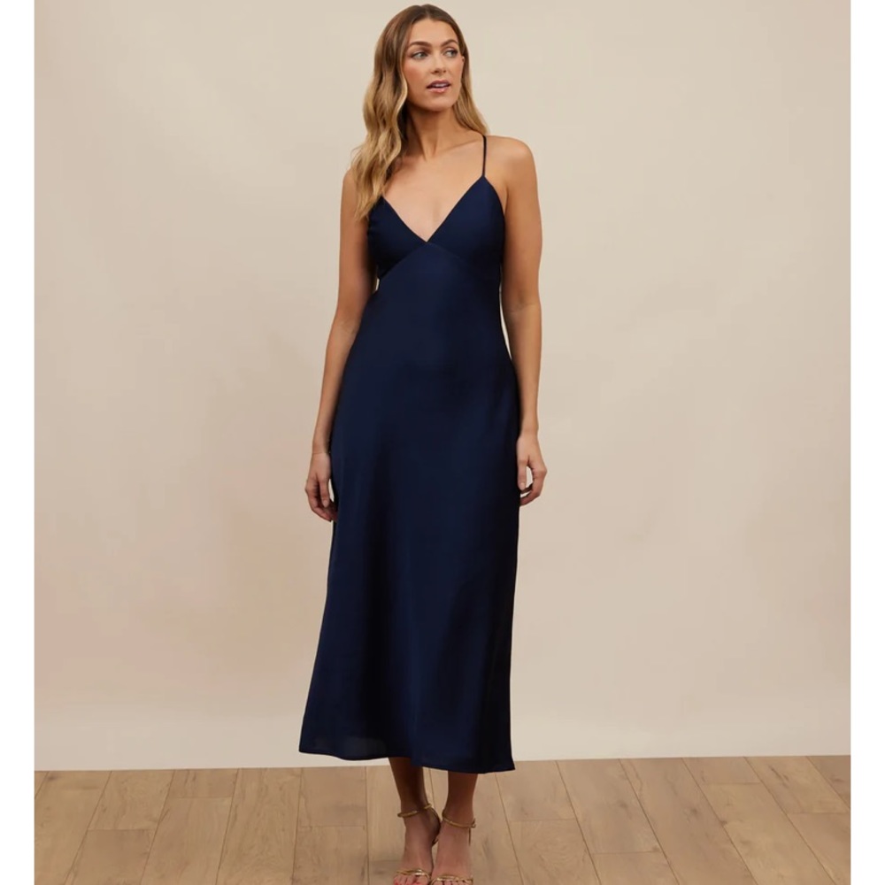 Park & Fifth Davenport dress in black.